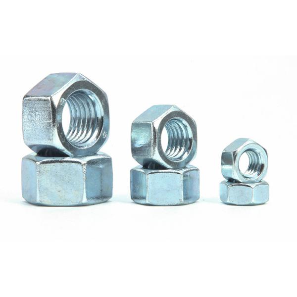 Zinc Plated Steel DIN934 Hexagon Nuts Low Strength Hex Nuts to Supply