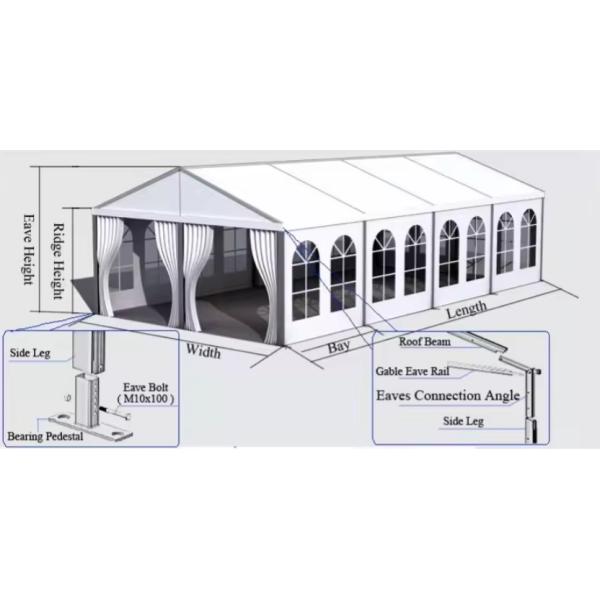 Factory Price Marquees Wedding Party Exhibition Banquet Festival Marriage Ceremony Tents For Sale