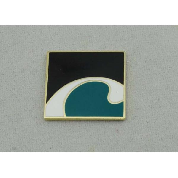 Buy Imitation Iron Hard Enamel Lapel Pin With Gold Plating and Strong Magnet at wholesale prices