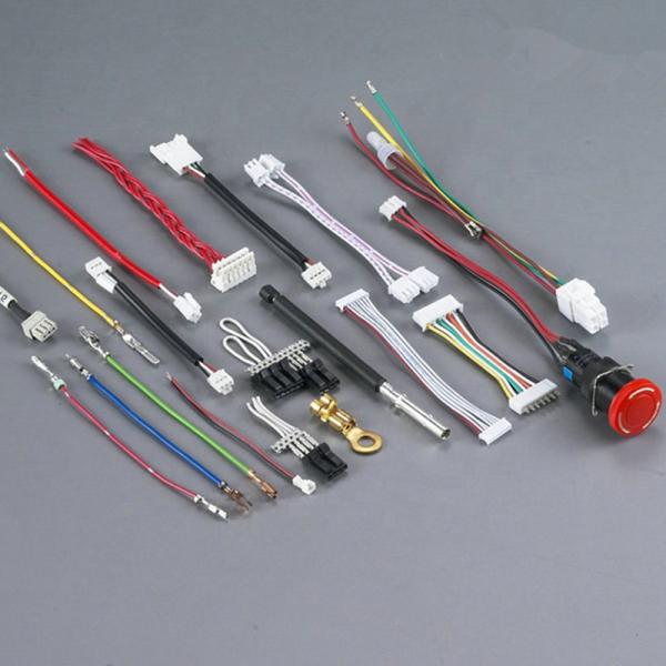 Motorcycle Wiring Harness with JST Cables and White Electrical Cables Manufactured