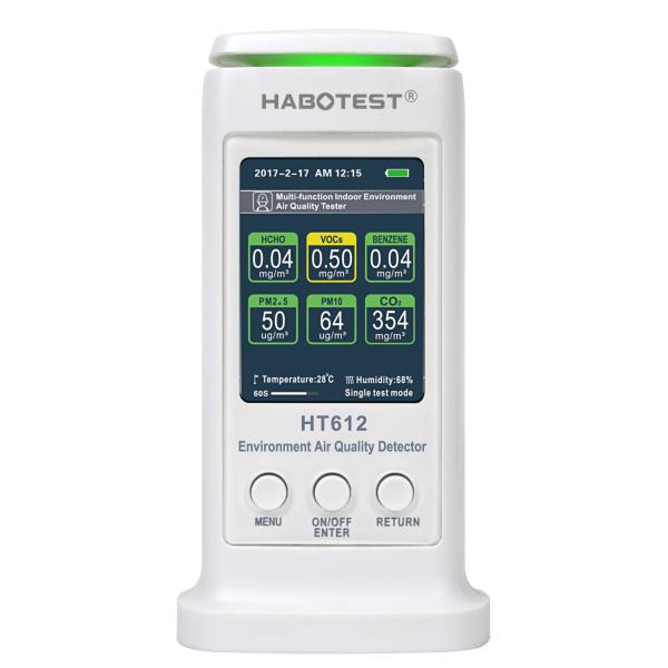 Indoor Environmental Air Quality Detector / Air Pollution Detector PM2.5 PM10 HCHO TVOC CO2