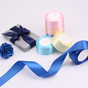 Fashion Wholesale Colorful Customized 15mm satin ribbon 100% polyester