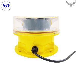 80m/s 360° LED Aviation Obstruction Light IP66 Waterproof For Wind Turbine