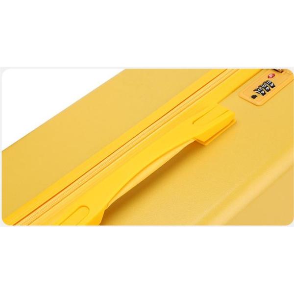 OEM Childrens Rolling Suitcase With 1 Beauty Case Macaron Color Youth Rolling Luggage