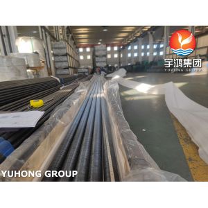 China ASTM A179 Carbon Steel Seamless Wound L Type Finned Tube For Air Heater on sale