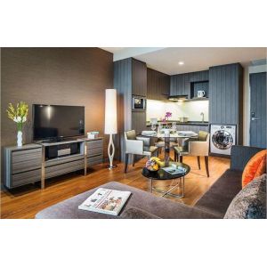 Hotel style apartment interior design of Laminated furniture for Wall mounted