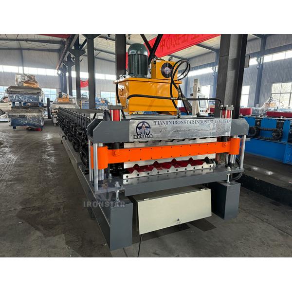 5 rib and 7 rib double deck 750 roof sheet roll forming machine for Malaysia