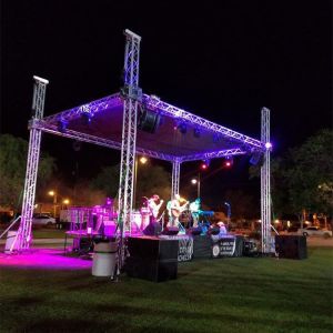 Indoor and Outdoor Concert Stage Truss Fit 400 in Silver or Black with OEM