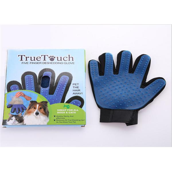 Buy Durable Glitter Pet Grooming Glove Flexible Design OEM / ODM Service at wholesale prices