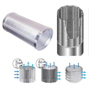 Polishing Welded Wedge Wire Baskets in Customized Sizes and Connection Type