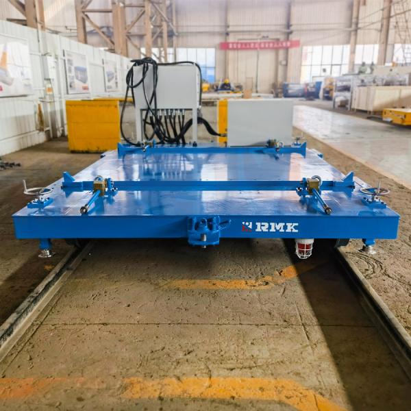 Heavy Load Customized 15 Tons Steel Battery Track Automatic Transfer Cart