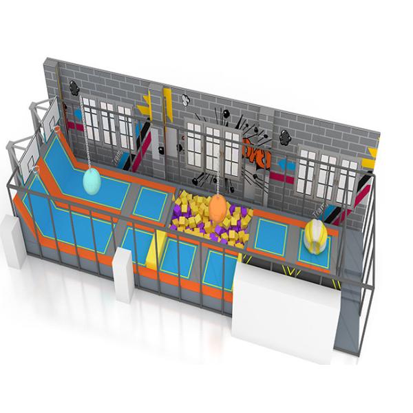 Buy Commercial Trampoline Park Equipment With PP Matress ASTM Standard at wholesale prices