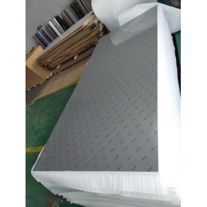 Matte grey PET Laminated MDF Panels 730kgs/Cbm Density