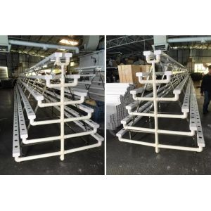 Hydroponic System Indoor Garden Tower With LED / Fluorescent / HID Lighting