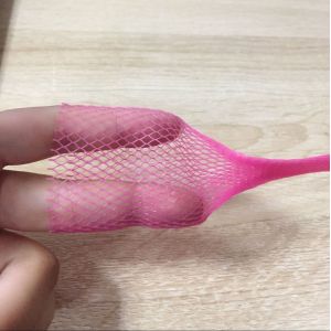 Mesh Packaging Sleeves White PE Extruded Rose Protection Bud Net