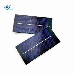 0.9W Portable Glass Solar Panel Charger ZW-11858 Poly Glass Paminated Solar