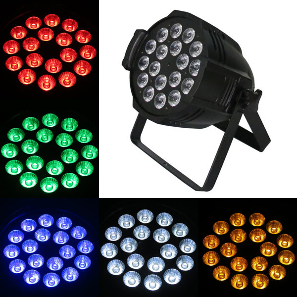 Buy 216W 25 Or 40 Degree Led Par Can Lights , 4 / 8CH UV Led Par For Wall Wash at wholesale prices