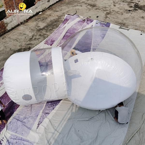Outdoor Large Single Tunnel Clear Inflatable Dome Tent Transparent Dome House