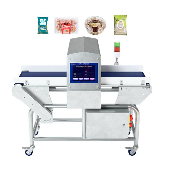 Highly Accurate Conveyor Belt Metal Detector with Touch Screen Input and User