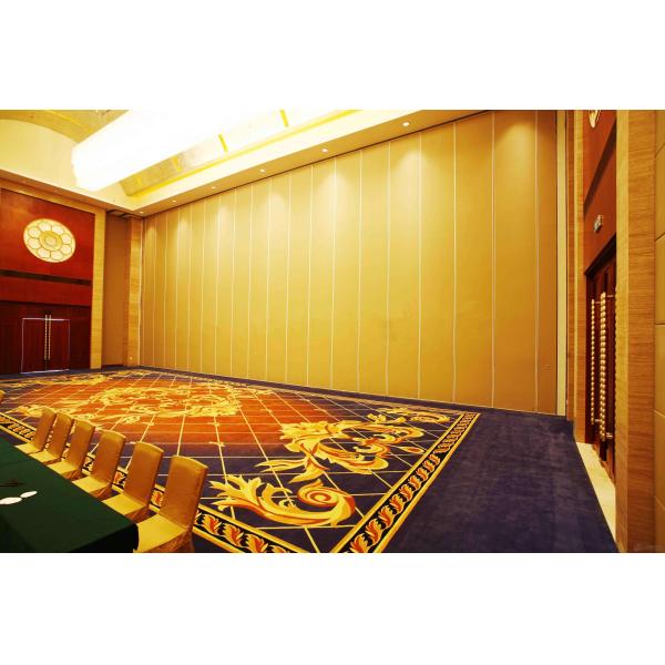 Aluminium Folding Partition Walls , Exhibition Hall Soundproof Acoustic Wall Dividers