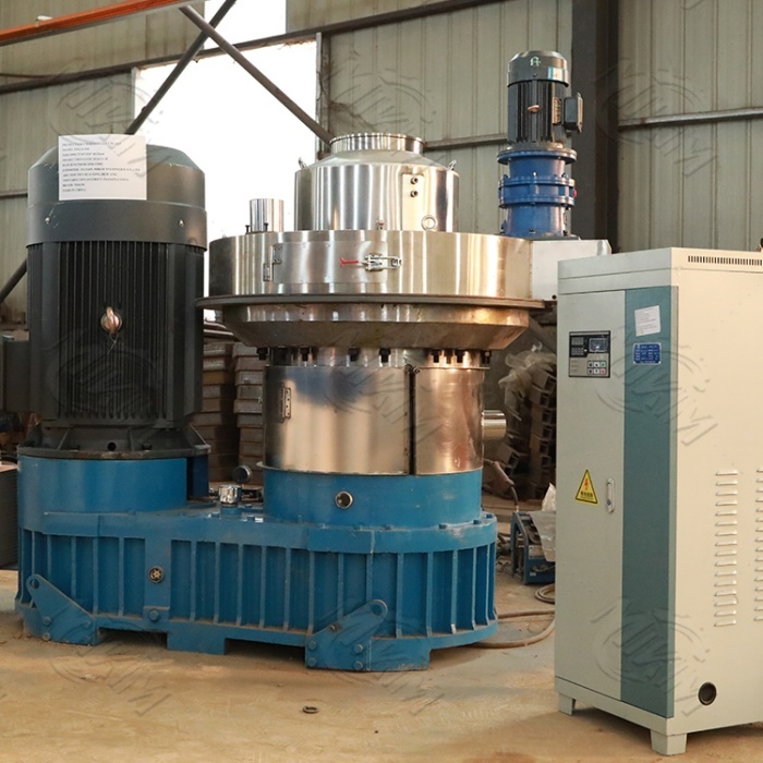 granule Alfalfa Fuel Hay Rice Husk Biomass Sawdust Wood Pellet Machine