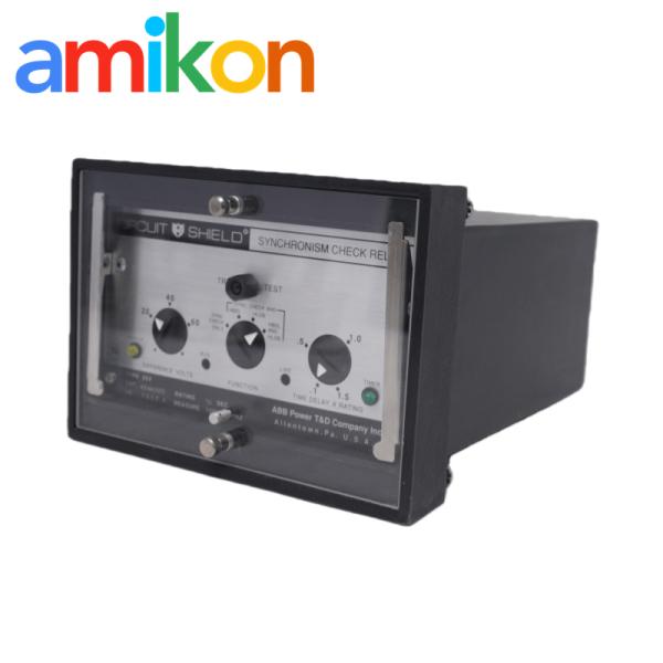ABB 424K1105 Synchronism Check Relay with 45 to 65 Hz Frequency Range, 110V to
