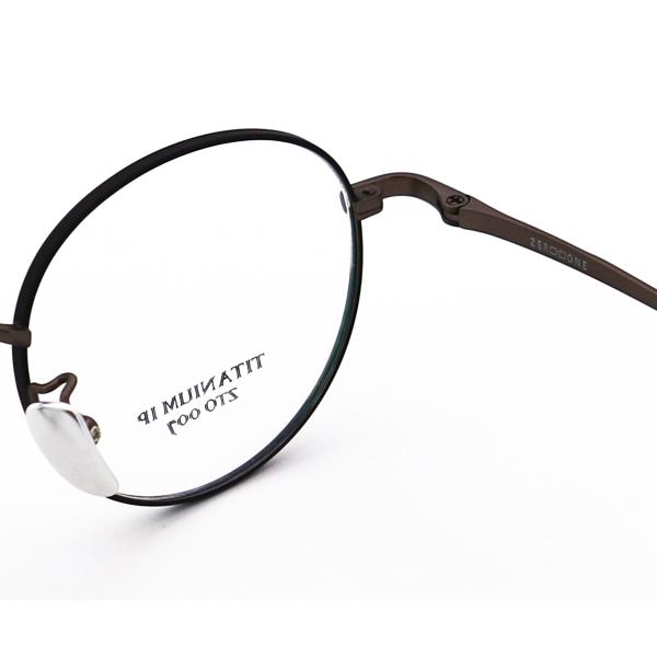 Retro Literature And Art Elliptic Frame Beta Titanium Flexible Glasses