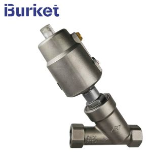 DN40 PN16/20 Stainless Steel Thread Angle Seat Valve with SS304/Plastic