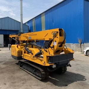 Telescopic Boom Hydraulic Spider Crawler Crane Remote Control