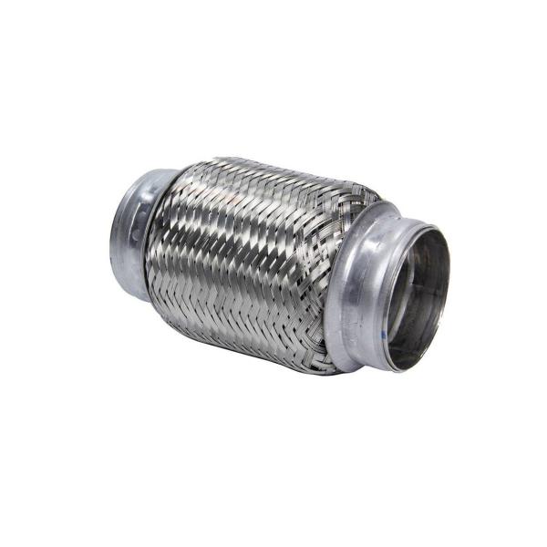 Buy 10" Long X 2.5" Stainless steel Exhaust Flex Flexible Bellow Double Braid at wholesale prices