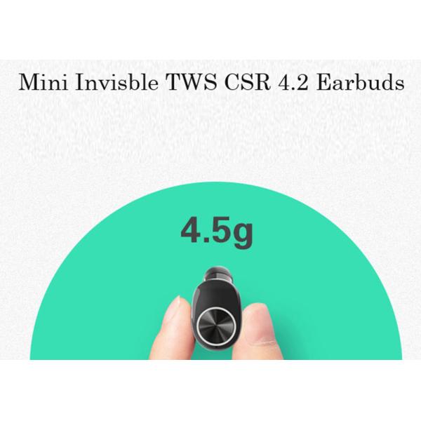 Automatic Pairing Bluetooth Stereo Earphone , Smatphone Wireless Music Earphone