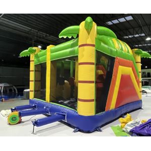 PVC Tarpaulin Inflatable Bouncy Castles Inflatable Jumping House Lion Design