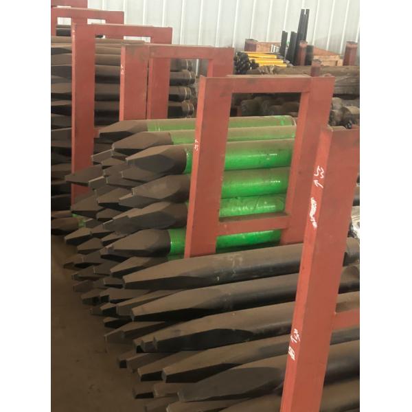 42CrMo 53mm Excavator Hammer Chisel For Rock Breaker / Hydraulic Breaker
