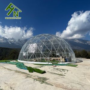 Clear Geodesic Dome Tent 13m Diameter For Event Garden