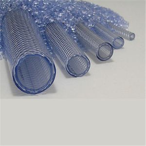 Flexible PVC Transparent Braided Reinforced Hose Polyester fiber braided