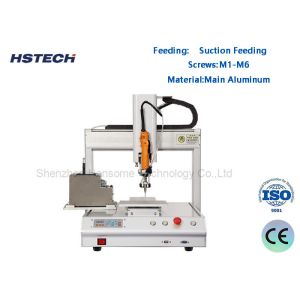 Desktop Operation Screw Tightening Robot Suction Feeding 3 Axis Aluminum