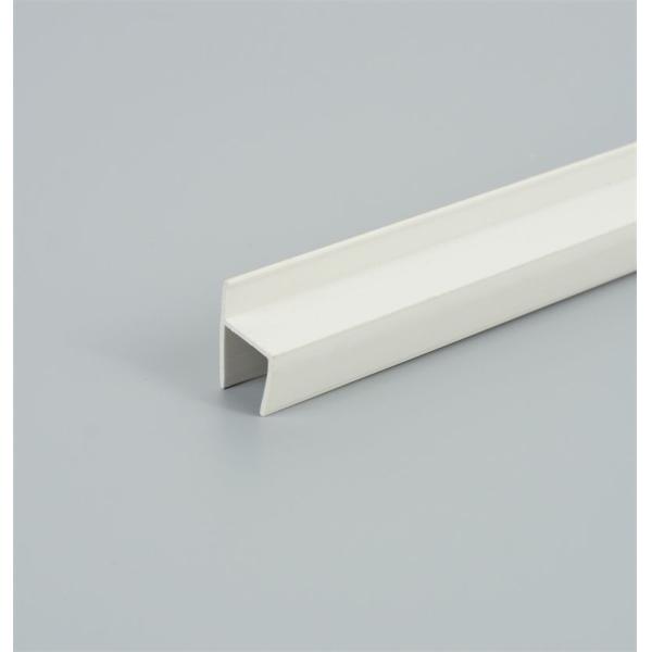 Flexible PVC Plastic Extrusion ABS PP Profiles Customized Channel
