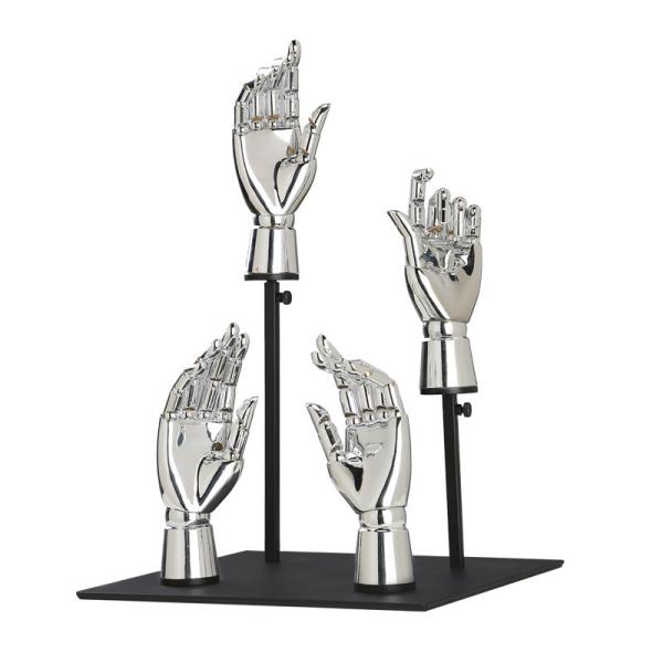 Glossy plastic mannequin hand female decorative hand model for jewelry