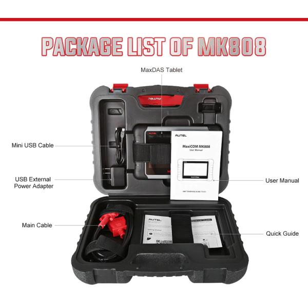 Autel MaxiCOM MK808 package