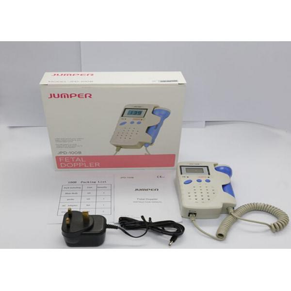 Jumper Handheld Pocket Digital Fetal Doppler JPD-100B 2.5MHz Home Use Baby Heart Rate Detector Monitor with Rechargeable
