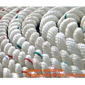 8mm polypropylene rope 8-ply mooring ship rope used ship rope, polypropylene