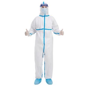 Anti Bacterial Disposable Protective Coverall With collar S-4XL