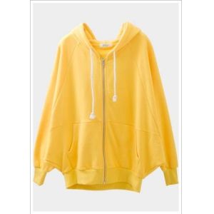 Bat shirt , Yellow Ladies Hooded Sweatshirts , Long Sleeve