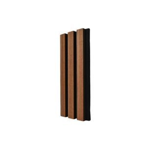 Veneer Finish Acoustic Wood Slat Panels With Felt Backing W600xL2400xT21mm