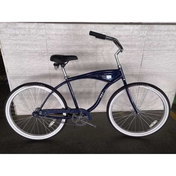 26 Inch Single Speed Adult Beach Cruiser Bike with Metal Tray Convenient Front Tray