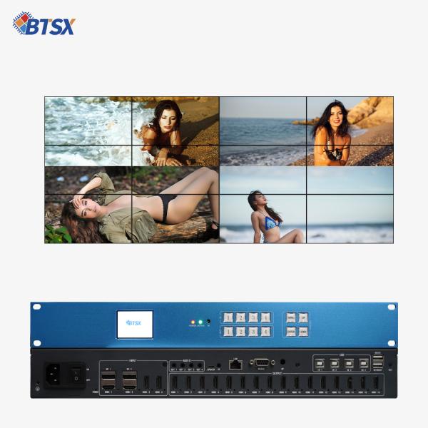 8bit Color Depth Video Wall Controller for Digital Signage -10-50°C Storage
