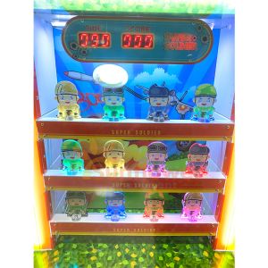 Super Soldier Kids Ball Shooting Game Machine , Redemption Arcade Games