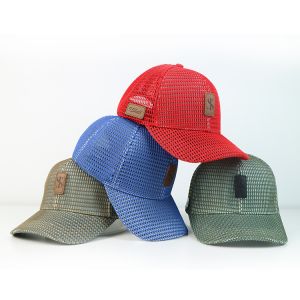 Full Mesh 6 Panel Quick Dry 58cm Fitted Baseball Cap