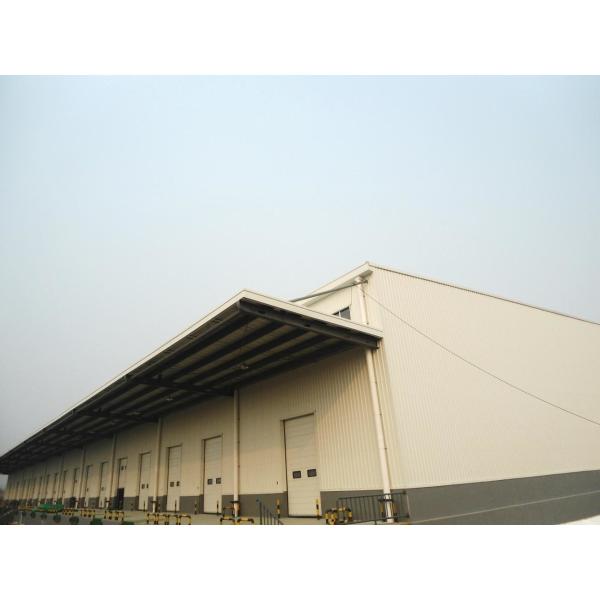 Prefabricated Steel Hangar with 200 Km/h Wind Load for Warehouse