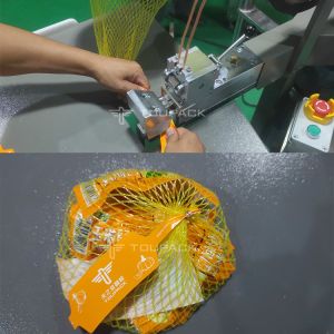 Semi Auto Mesh Bag Packing Machine Food Bag Nail Packing Machine